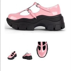 COPY - Jeffrey Campbell Accelerate Pink Patent Sneaker